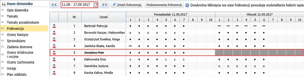 UONET+. Przenoszenie ucznia między szkołami w zespole szkół 7/8 Dopisanie ucznia do dziennika oddziału technikum 1. Zaloguj się do systemu UONET+ jako wychowawca oddziału 2at i uruchom moduł Dziennik.