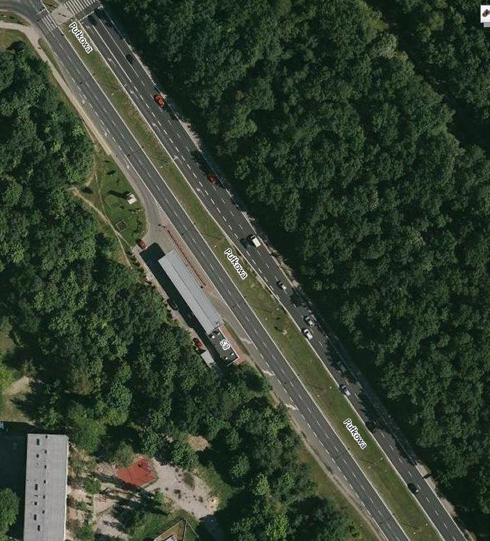 Koncepcja wybudowania buspasa na DK7, pomiędzy Łomiankami a Warszawą, w ciągu ulic: Kolejowej i Pułkowej 12 Odcinek: Dzierżoniowska-Wóycickiego: - jezdnia wschodnio-północna: dwa pasy ruchu, na tym