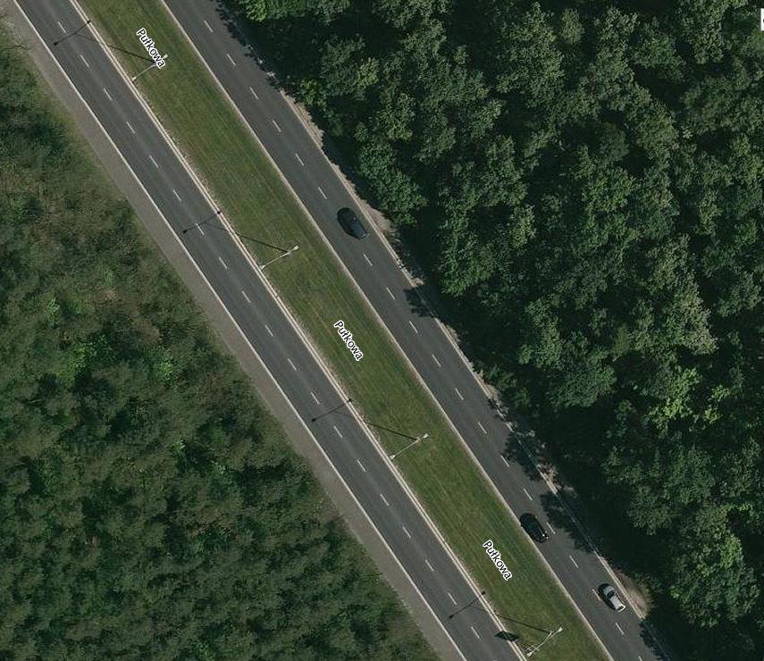 Koncepcja wybudowania buspasa na DK7, pomiędzy Łomiankami a Warszawą, w ciągu ulic: Kolejowej i Pułkowej 13 Odcinek: Wóycickiego - Dziwożony: - jezdnia wschodnio-północna: dwa pasy ruchu, na tym