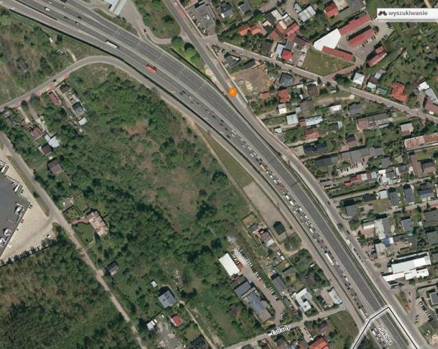 Koncepcja wybudowania buspasa na DK7, pomiędzy Łomiankami a Warszawą, w ciągu ulic: Kolejowej i Pułkowej 14 Rys. 3.12 Odcinek: granica miasta - Brukowa [źródło: www.mapa.um.warszawa.