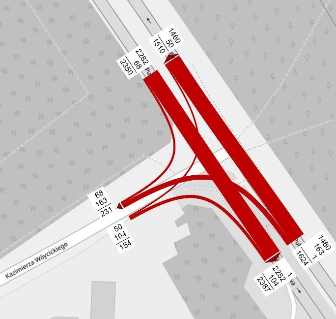 Koncepcja wybudowania buspasa na DK7, pomiędzy Łomiankami a Warszawą, w ciągu ulic: Kolejowej i Pułkowej 29 ul. Pułkowa ul.