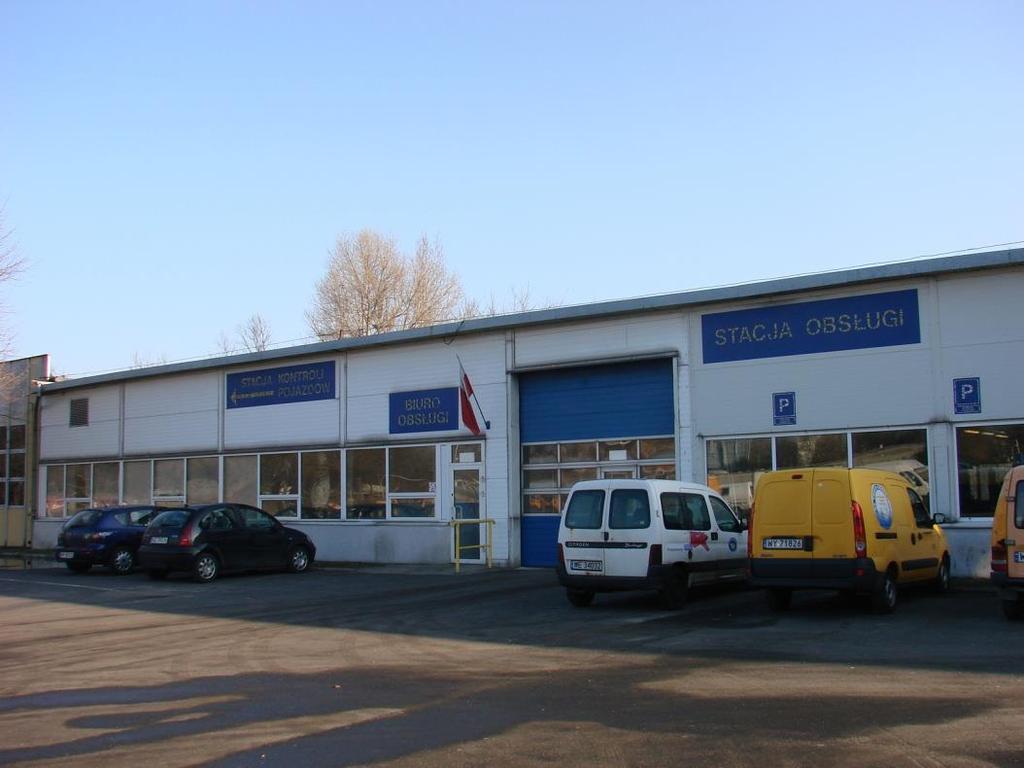 Opis przedmiotu najmu: budynek magazynu technicznego o powierzchni użytkowej 580,00 m 2,