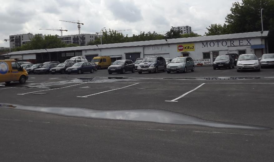 Opis przedmiotu najmu: miejsca parkingowe dla samochodów