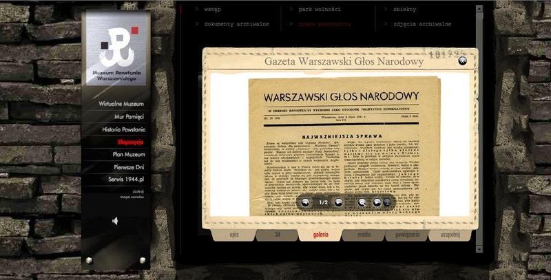 Zadanie 18. (0 1) W Muzeum Powstania Warszawskiego wystawione są m.in.