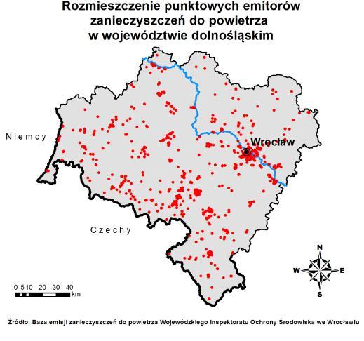Inwentarz emitorów punktowych na