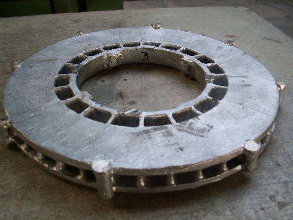 Woskowy zespół modelowy oraz samonośna forma Fig. 1.
