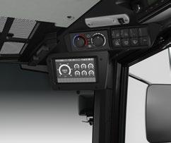 Wygodny obszar pracy Wszystko na zewnątrz jest zawsze na widoku Techniczne zalety Proste działanie innowacyjna konstrukcja kabiny Koncepcja kabiny modeli 8155/8155L została całkowicie zmieniona.