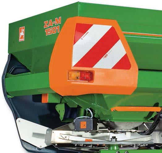 Kto waży, ten wygrywa: rozsiewacz z wagą ZA-M Profis ZA-M Profis Pojemności zbiornika: 1000 / 1500 / 2000 / 2500 / 3000 I Szerokość robocza: 10 m do 36 m Seryjnie: układ ważenia oraz pakiet Tronic z