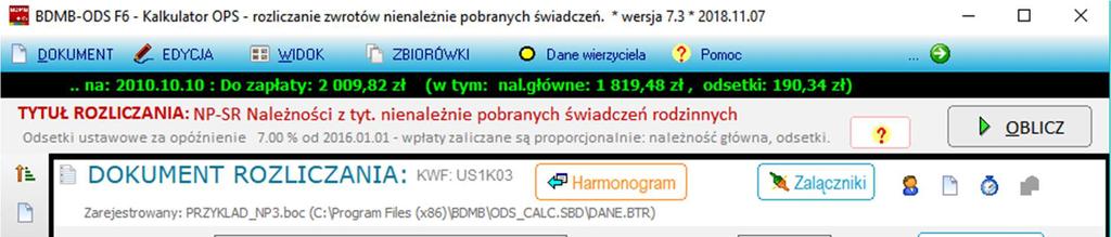 Wystawianie upomnienia.