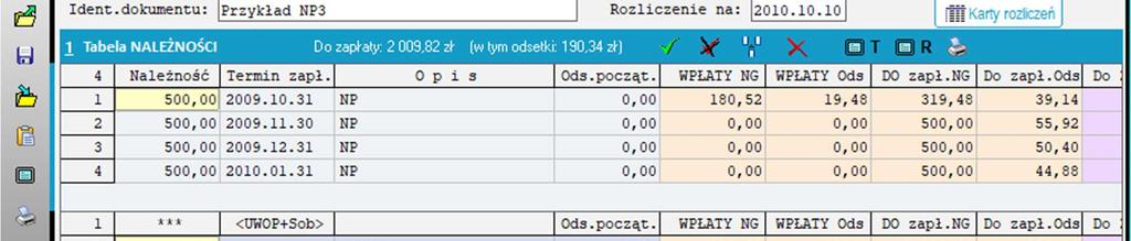 osoba zobowiązana nie wpłaciła w terminie