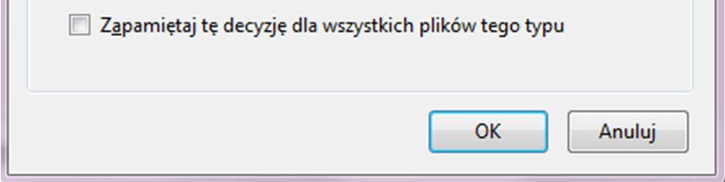 spowoduje negatywną weryfikację autentyczności wniosku.