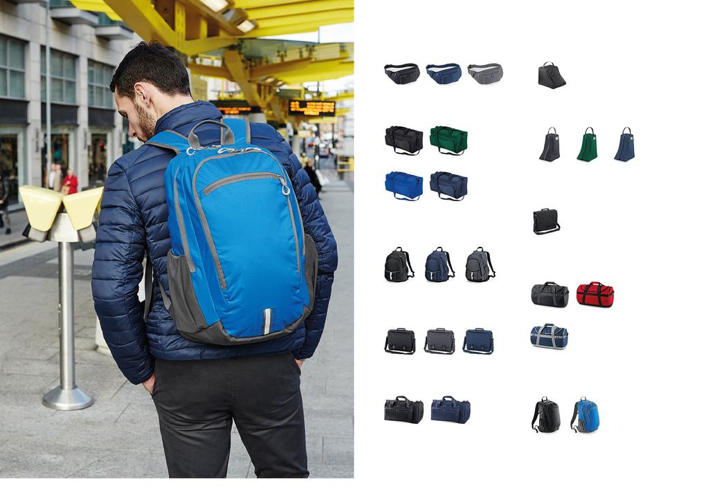 OMOWIENIE KOLEKCUI QD12 SASZETKA NA PASEK QD85 TURYSTYCZNA TORBA NA BUTY Graphite Grey / Graphite Grey QD45 TORBA SPORTOWA ADVERTISING QD86 TORBA NA BUTY Bottle / Graphite Grey Bottle / / QD90 TORBA