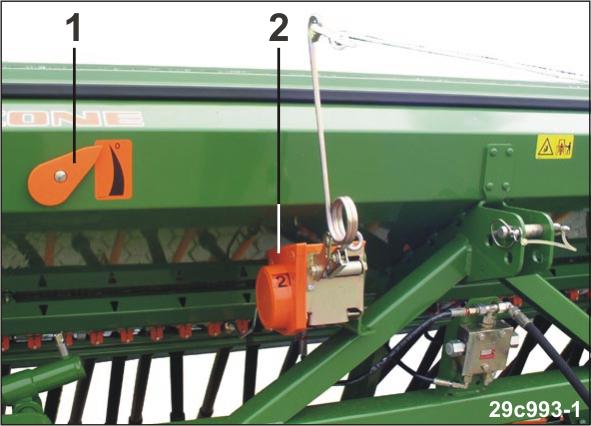 Opis wyrobu Rys. 24 (1) Wskaźnik stanu napełnienia, mechaniczny.
