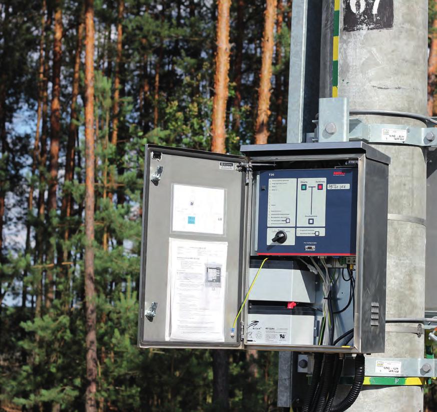 Urządzenie NMS100 może być różnie skonfigurowane w zależności od potrzeb klienta i rodzaju sterowanego napędu. Może współpracować z napędem napowietrznym lub wnętrzowym.