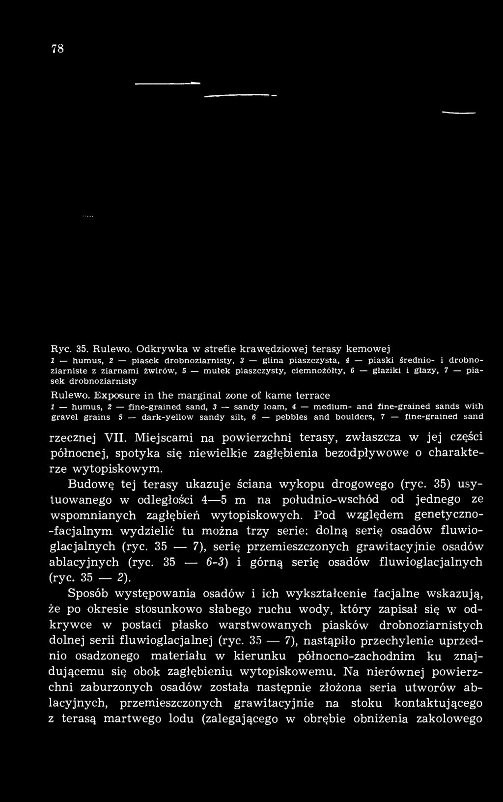 głaziki i glazy, 7 piasek drobnoziarnisty Rulewo. Exposure in.