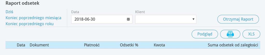 Artykuł utwórz nowy artykuł, który będzie wykorzystywany przy tworzeniu not odsetkowych, jednocześnie w karcie artykułu wskaż konto księgowe z planu kont, na którym naliczone odsetki zostaną