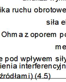 treści poziomu