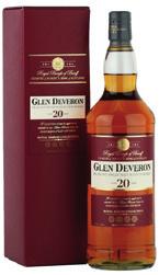 98 00 86 00 GLEN DEVERON 20YO 20-letnia whisky single malt z regionu Highland, z destylarni Macduff, z destylatów dojrzewających m.in. w beczkach po sherry co wpływa na jej aromat i owocowy smak.