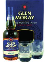 WHISKY GLEN MORAY ELGIN CLASSIC whisky single malt z regionu Speyside finiszowana w beczkach po bourbonie, o posmaku toffi oraz czarnej porzeczki, z wyczuwalną nutą trawy