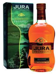 WHISKY ISLE OF JURA PROPHECY whisky single malt typu small batch, pochodząca z wyspy Jura, dojrzewająca w beczkach z