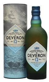 220 00 TALISKER PORT RUIGHE 45,8 % 169 00 THE DEVERON 10YO 10-letnia whisky single malt z regionu Highland, z destylarni Macduff, o świeżym, owocowym smaku.