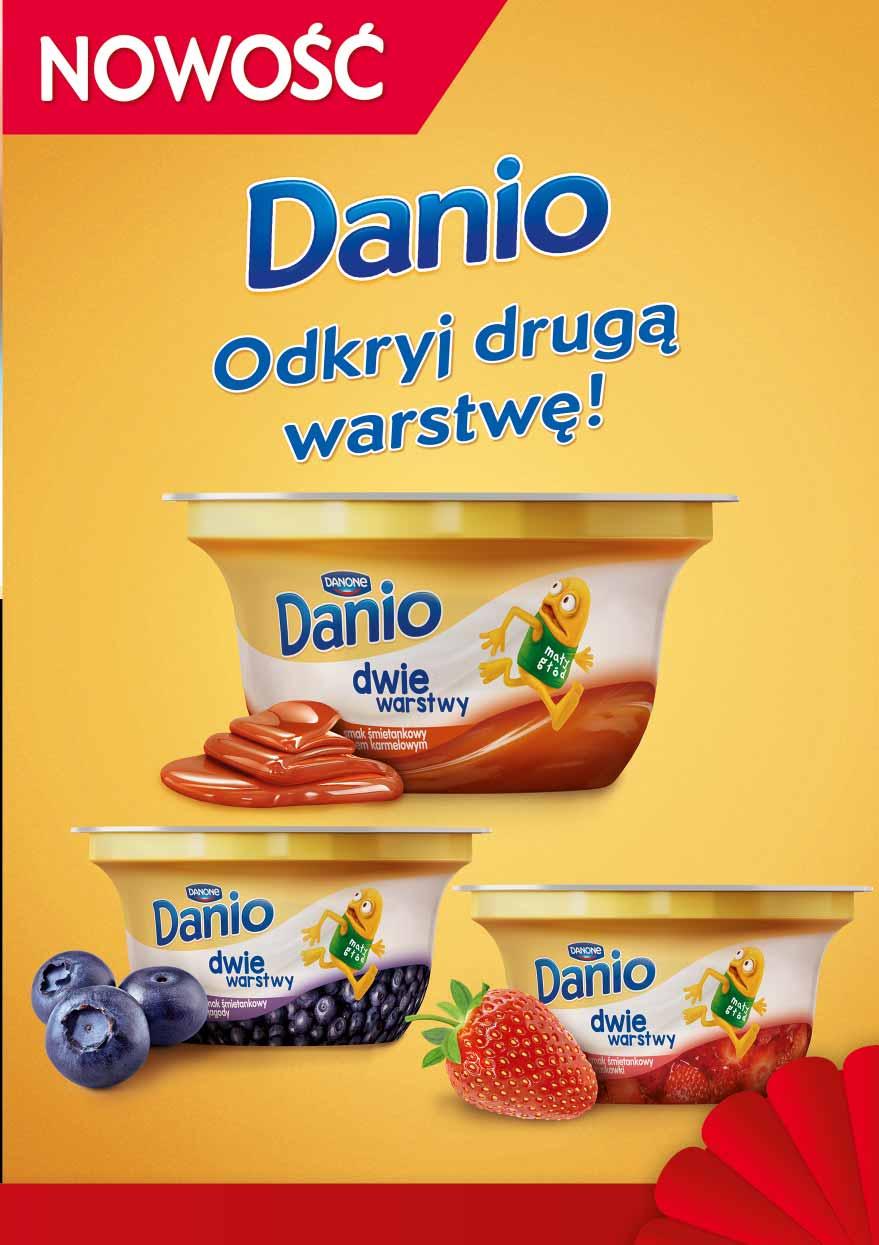 SEREK DANIO DWIE WARSTWY 120 G różne