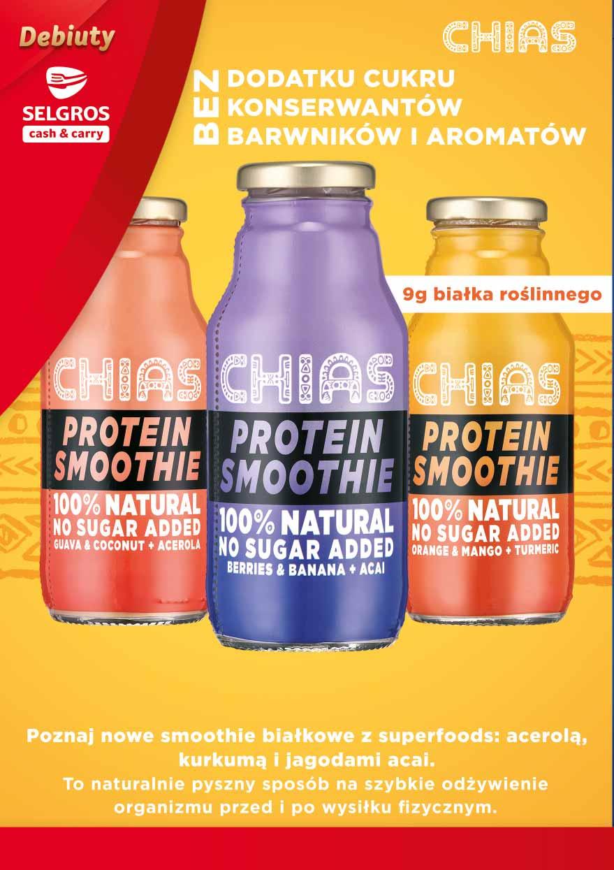 SMOOTHIE CHIAS 330 ML różne smaki