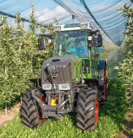 Fendt 200 V Vario Klasyczny ciągnik o wąskim rozstawie kół.