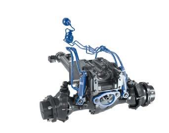 Napęd na wszystkie koła Poza stałym napędem na cztery koła ciągniki Fendt 200 Vario V/F/P oferują również wariant zautomatyzowany.