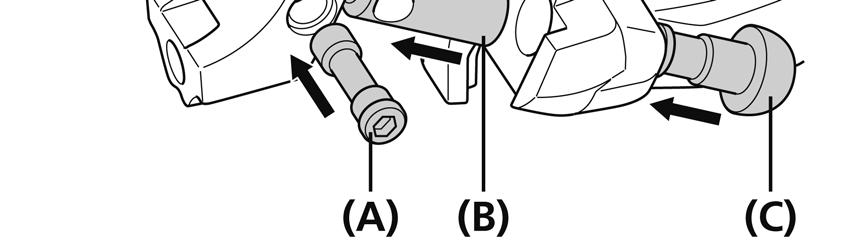 MONTAŻ I-spec B 1. Użyć klucza imbusowego 2mm w celu otwarcia obejmy dźwigni hamulca, jak pokazano na rysunku. 3.