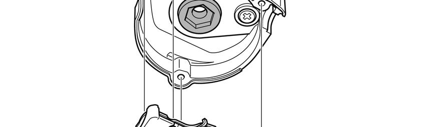 Typ standardowy (A) Śruba mocująca dźwigni przerzutki (duża) (Śrubokręt nr 1) (B) Śruba mocująca dźwigni przerzutki (mała)