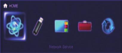 Użycie meu startowego Meu startowe umożliwia ci szybki dostęp do często używaych meu. Meu startowe pojawia się jedyie a ekraie telewizora podłączoego do HDMI OUT MAIN.