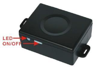 Rysunek produktu INSTRUKCJA OBSŁUGI Funkcje i specyfikacje Urządzenie przenośne, łatwa obsługa bez instalacji Wytrzymała bateria litowa (5200 mah) czas czuwania do 50 dni Lokalizacja przez SMS,