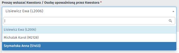3.9. Akceptacja Administracji Centralnej Na kroku Akceptacja Administracji Centralnej dokument delegacji trafia na Listę zadań do pracownika Administracji Centralnej UŁ zgodnie z określonym w tym