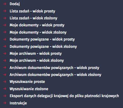 Dokument delegacji krajowej niezależnie od wybranej ścieżki obiegu elektronicznego czy mieszanego, po kroku Akceptacji Kwestora lub osoby upoważnionej przez Kwestora (lub kroku Akceptacji Kanclerza)