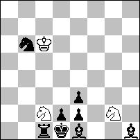 G:h1=bG Wb8 2.W:h1=bW 0-0# [1.W:h1=bW? Wb8 2.??] b) 1.G:a1=bG Wg8 2.W:a1=bW 0-0-0# [1.W:a1=bW? Wg8 2.??]. 2/3 wyróżnienie honorowe nr 28 - Uwolnienia obu białych skoczków.