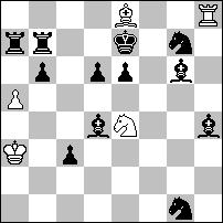 Maty wzorowe Andernach (matują różne skoczki). 1.Sc4 Sc:e3=czS 2.Sd5 Sge3# 1.Sd5 Sg:e3=czS 2.Sc4 Sce3#. 2/3 wyr. honorowe nr 29 HOFT z rekordową ilością matów Andernach.