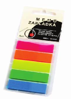 zak³adki indeksuj¹ce Rozmiar 54K041M ó³ty 45 x 25 mm 50 kartek 54K041D zielony 45 x 25 mm 50 kartek
