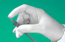Powstanie wówczas krótka (3-4 cm), łatwa do kontrolowania rączka do stosowania podczas iniekcji w wąskich, trudno dostępnych obszarach.