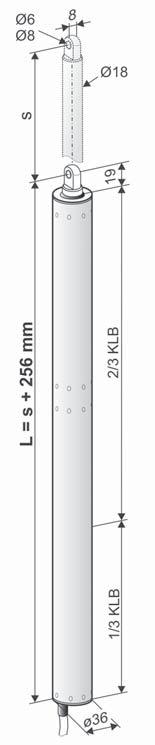 DANE TECHNICZNE U N Napiêcie znamionowe 24V DC (± 20%), max. 2 Vpp I N Pr¹d znamionowy 0,6 A I A Pr¹d odciêcia 0,8 A P N Moc znamionowa 15 W ED Cykl pracy 20 % (ON: 2 min. / OFF: 8 min.