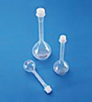 WYROBY LABORATORYJNE Z TWORZYW Nr kat. 2.02.07 Koba miarowa z tworzywa *PMP (TPX)-k. B - z nakrętką PP, przeźroczysta Błą wskazań ± Gwint 2.02.07 025 25 0.06 5 GL 8 2.02.07 050 50 0.0 50 GL 8 2.02.07 00 00 0.