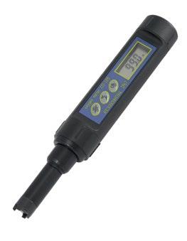 - automatyczna kompensacja temperatury, - stały współczynnik temperatury α = 2 %/ C, - temperatura oniesienia 25 C, - kaibracja przez wprowazenie stałej K ub w roztworze wzorcowym, - współpracuje z