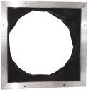Rama wykonana jest z aluminium pokrytego neoprenem. Maks. Temperatura przep ywajàcego powietrza +60 C. Strona okràg a wyposa ona jest w pierêcieƒ u atwiajàcy przy àczenie do kana u.