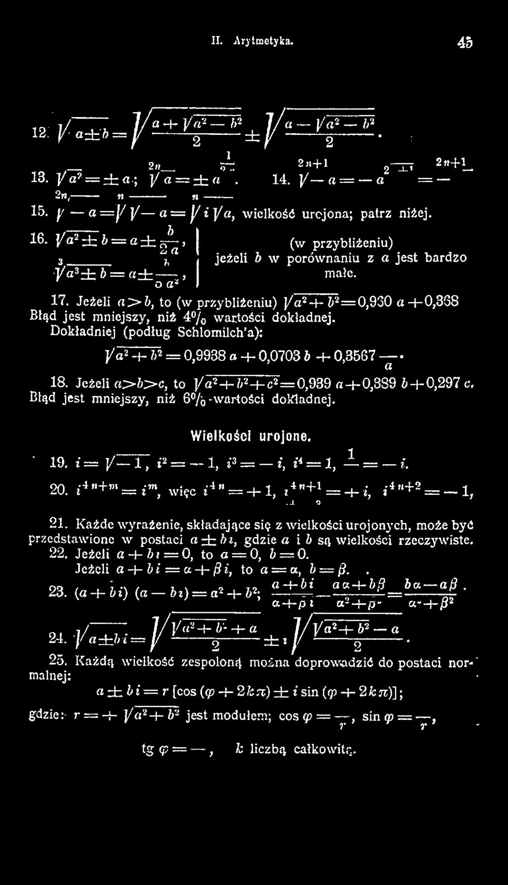 i 4 " + * = i 1, więc i 4 " = 4-1, i 4 + '= = + i, i i " + 2 = - 1, i O 21.