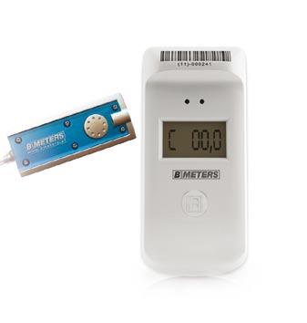 Podzielnik kosztów HYDROCLIMA OPTO dwa czujniki temperatury rejestracja średniej temperatury otoczenia elektroniczny alarm próby demontażu rejestracja przedziałów temp.