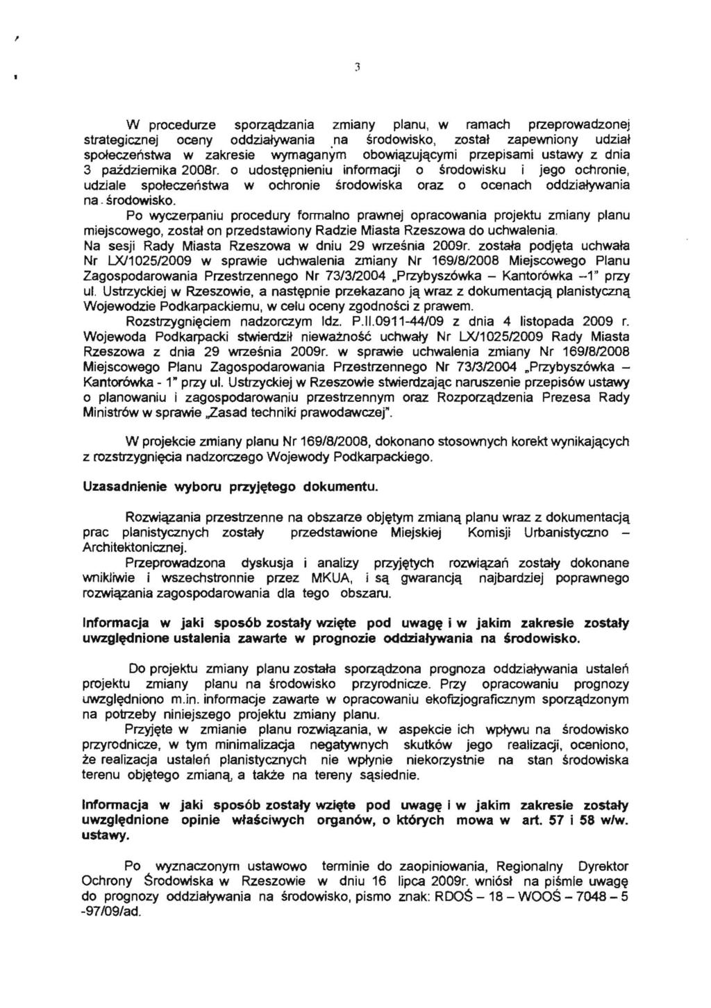 3 W procedurze sporzqdzania zmiany planu w ramach przeprowadzonej strategicznej oceny oddzialywania.