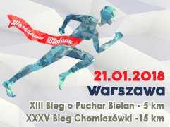 XXXV Bieg Chomiczówki WYNIKI ZAWODÓW / RESULTS LIST Bieg Chomiczówki 15 km Organizator: Dzielnica Bielany m.st. Warszawy, TKKF Chomiczówka, WSBM Chomiczówka, ZS 124 w Data: 21 stycznia 2018 r.