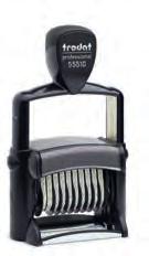 , wysokość cyfr 4 mm, 2 linie, wys. cyfrlit. 3 i 4 mm, 41 x 24 mm 650 ZAMÓWIENIE INDYWIDUALNE 5465 Professional Line z datą, data w wersji ANG.