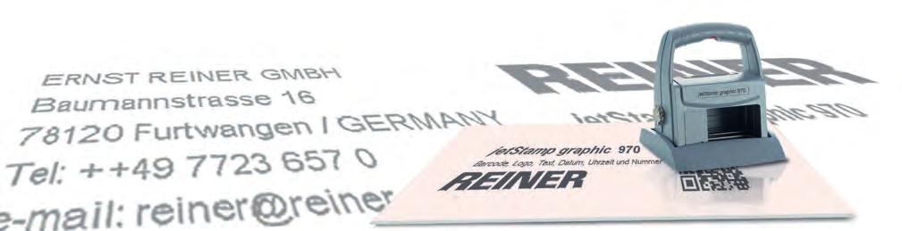 jetstamp graphic 970 jetstamp graphic 970 to przenośna drukarka atramentowa, która łatwo i szybko znakuje dokumenty lub produkty.