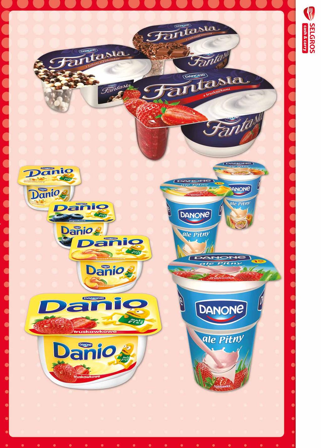 JOGURT FANTASIA 74-110 G lub po 12 szt. 87918314 1 29 z VAT 1.36 NABIAŁ 1 05 z VAT 1.10 zakupie min. 3 opak.